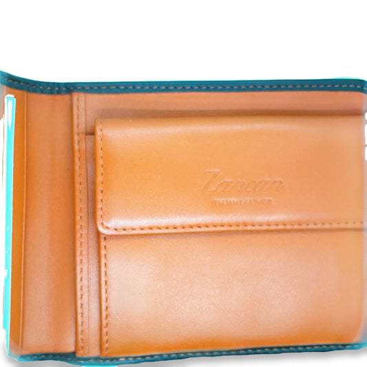 Top view of Zancan Italian Made Leather Wallet - Large